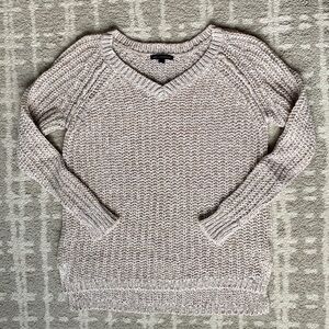 •American Eagle• Knit V-Neck Chunky Sweater